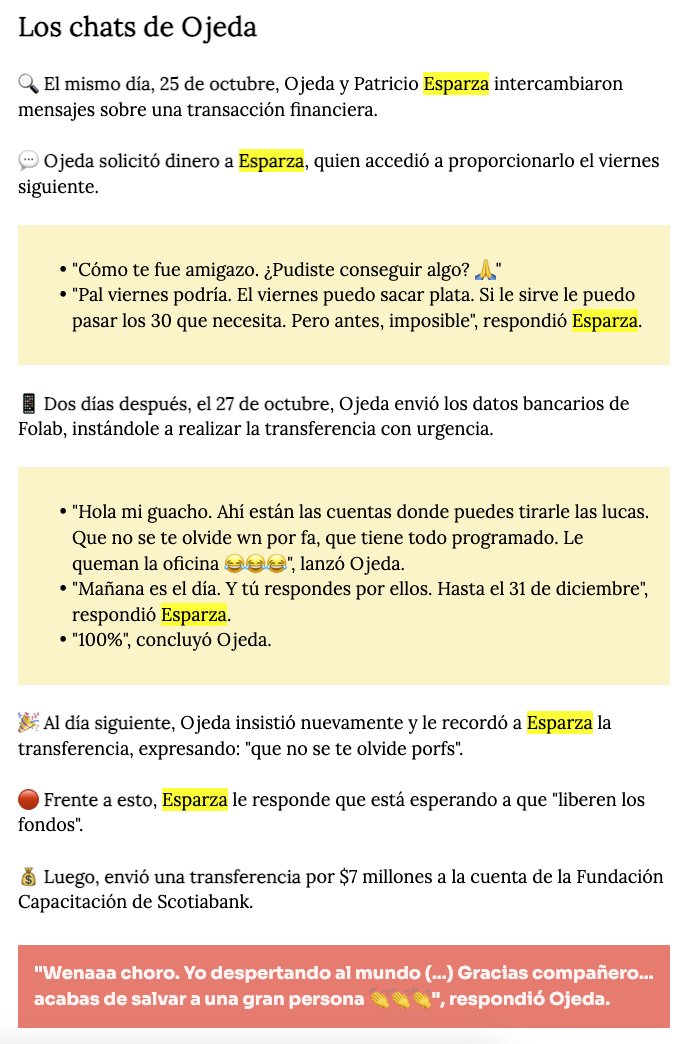 Caso Manicure: Se filtran los chats del diputado republicano @mauricio_ojedar, donde le pidió 7 de $30 millones 'por debajo' a ex director de Corfo Patricio Esparza (mi guacho), para beneficiar a la Fundación Capacitación. No le resultó la destrucción de su celular, lo pillaron