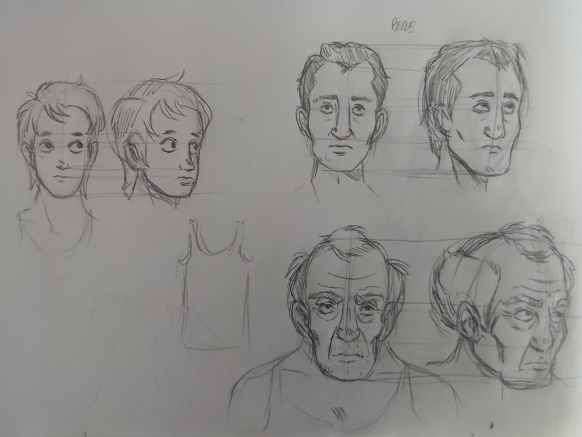 Per fer una mica de "hype", aniré penjant alguns esbossos dels personatges del proper capítol, EL MISTERI DE LA MÀGICA, abans de la publicació a Youtube de DIUMENGE.