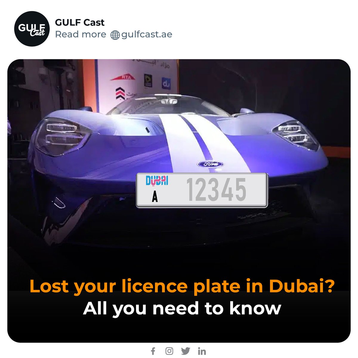 🚗 Lost your license plate? Dubai Police offers a solution to retrieve lost certificates for stolen or damaged plates.

More info: gulfcast.ae/lost-your-lice…

#gulfcast #DubaiPolice #LostLicencePlate #dubai #dubaiweather #dubairains