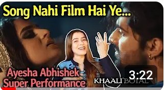 Ki_Sidraj's tweet photo. Reviews of  #KhaliBotel on YouTube.
Ever one appreciating  #Abhishekkumar &amp; #AyeshaKhan 
Performance.
First MV hai..#KhaliBotle  jis lead actors ki performance ki baatein horahi.
Mast  Fhadu  acting  ki hai #Abhiesha ne👍
Reviwers : Song Nahi Film Hai Yeh Keep Streaming...🔥🔥 https://t.co/ZREOgTJDXr