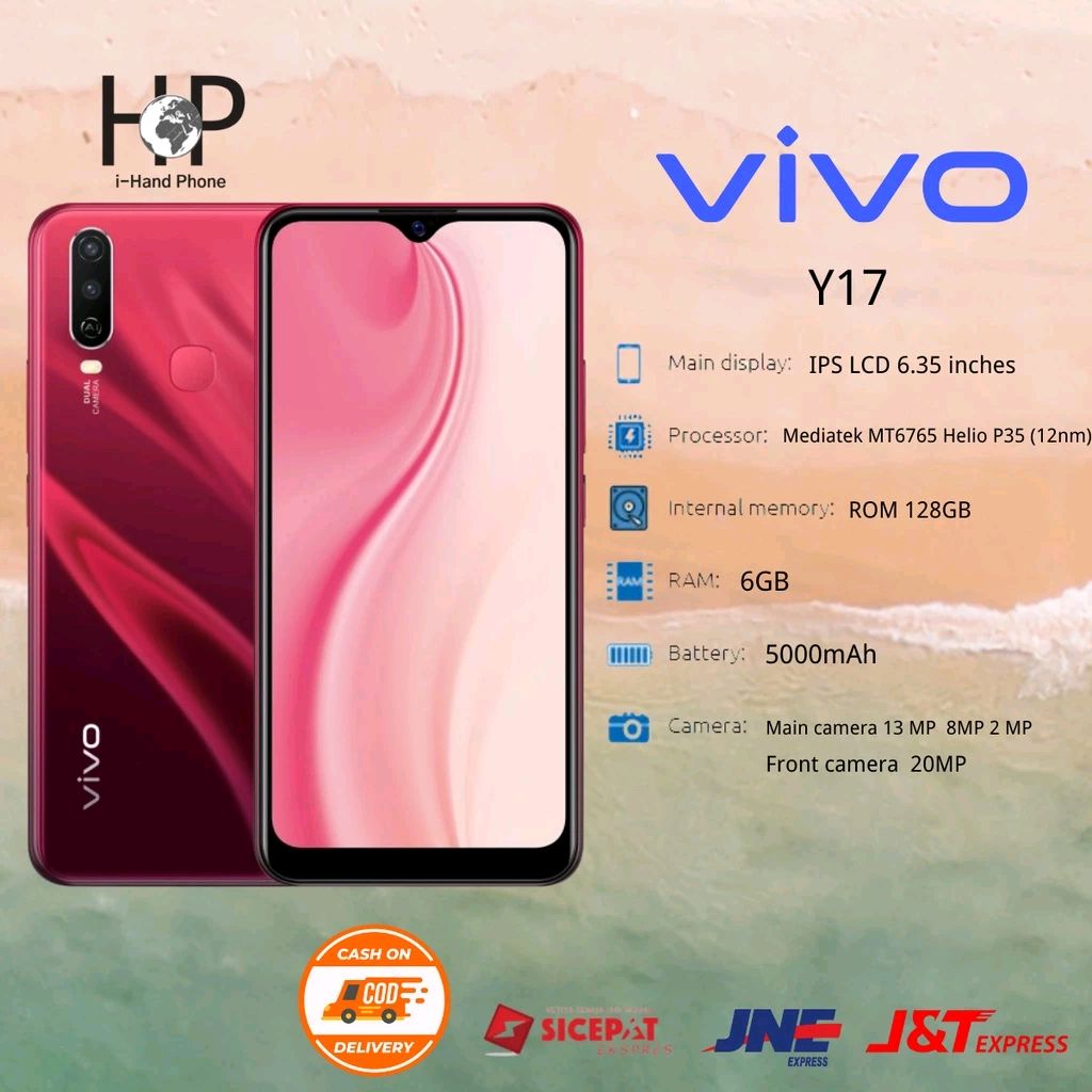 Cek VIVO Y17/HP Y17/HP MURAH/ HP VIVO/RAM 6GB ROM 128GB /RAM 8GB ROM 256GB /Fullset /dengan AI Triple Camera, Baterai 5.000 mAh, 6GB RAM + 128GB ROM, Ultra All Screen. dengan harga Rp726.000. Dapatkan di Shopee sekarang! shope.ee/7zq4bsXwxP?sha…