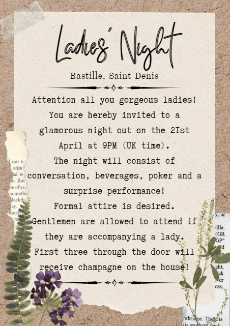 wildfrontier_rp's tweet photo. Ladies Night Anyone? https://t.co/y5rwgc9xxC