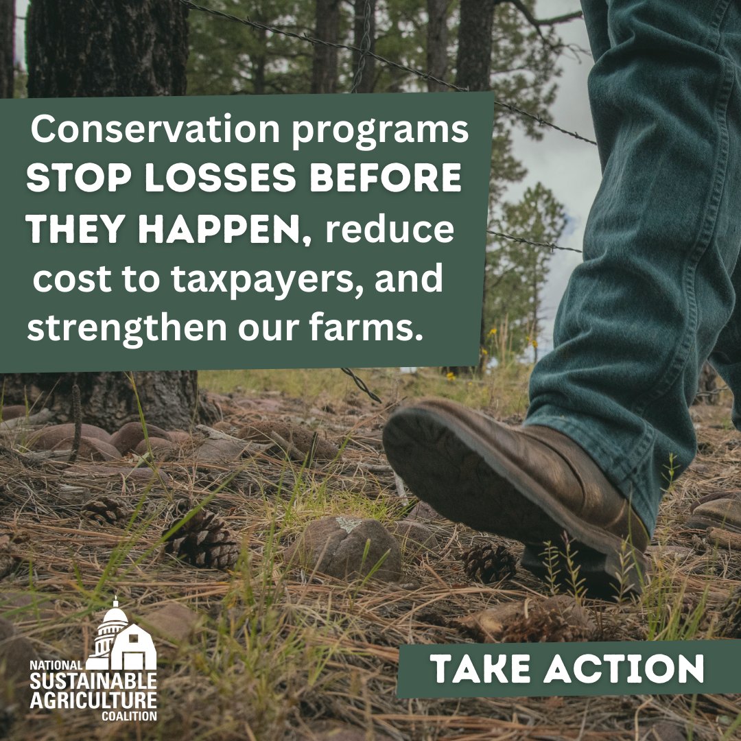 Conservation programs help farmers invest in resilient soils, but some members of Congress might want to redirect that funding to increase subsidies for farms using industrial practices that contribute to climate change. Call your members of Congress now!actnow.io/FtnS5v8