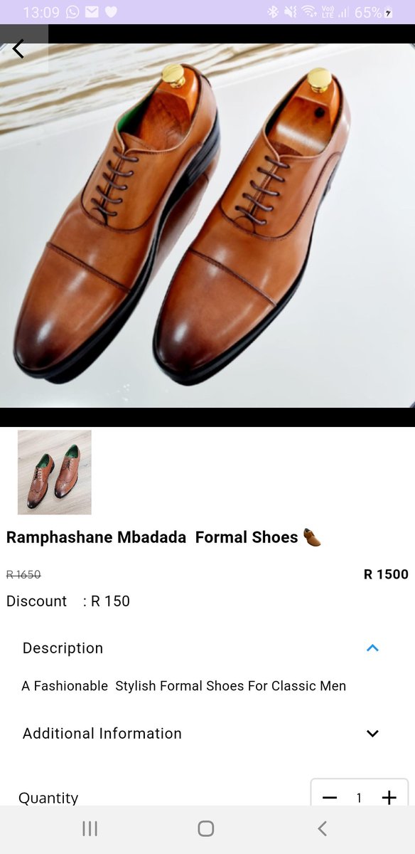 @RMbadada also added thus new sleek shoe on Fassernate App.

You know you want it.

#supportlocal 

x.com/RMbadada?t=M-1…