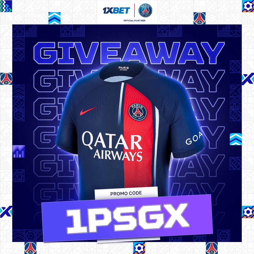 1xBet | PSG 🔴🔵 Together with @PSG_English we have prepared a giveaway for you! How to participate to win the PSG jersey: 1. Follow @1xBet_Eng 2. Like this post 3. Wish good luck to the PSG on the match against Lyon in the comments below The winner will be chosen randomly on…