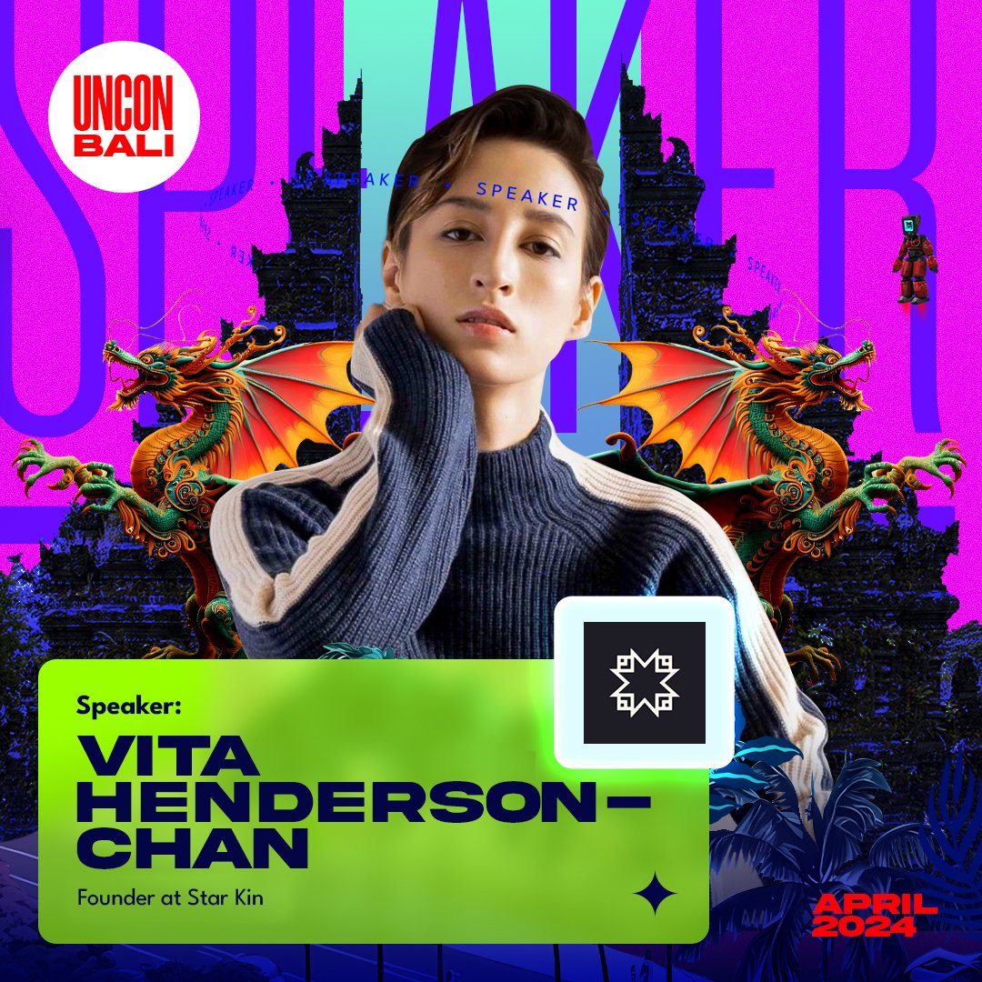 UNCONFERENCE BALI 2024 🎺

Vita Henderson-Chan is a creative director, artist, musician and the Founder of Light of Prometheus & Star Kin. ✌🏽🎟️

#UnconferenceBali
#UnParalleledConference

🇮🇩