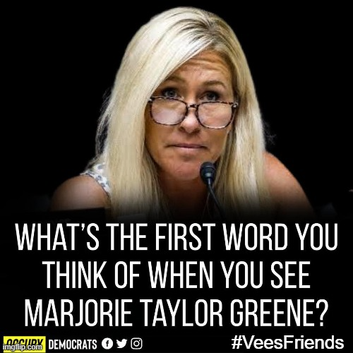 TYG is a Dem, who is Bluer than Blue! This Resister @tygrepath says, 'Greene's Christian nationalism mirrors Nazism; she spreads Russian propaganda in Congress and obstructs aid for Ukraine on Trump's behalf.' Resign now! If you agree Drop A 💙 #VeesFriends #MoscowMarage