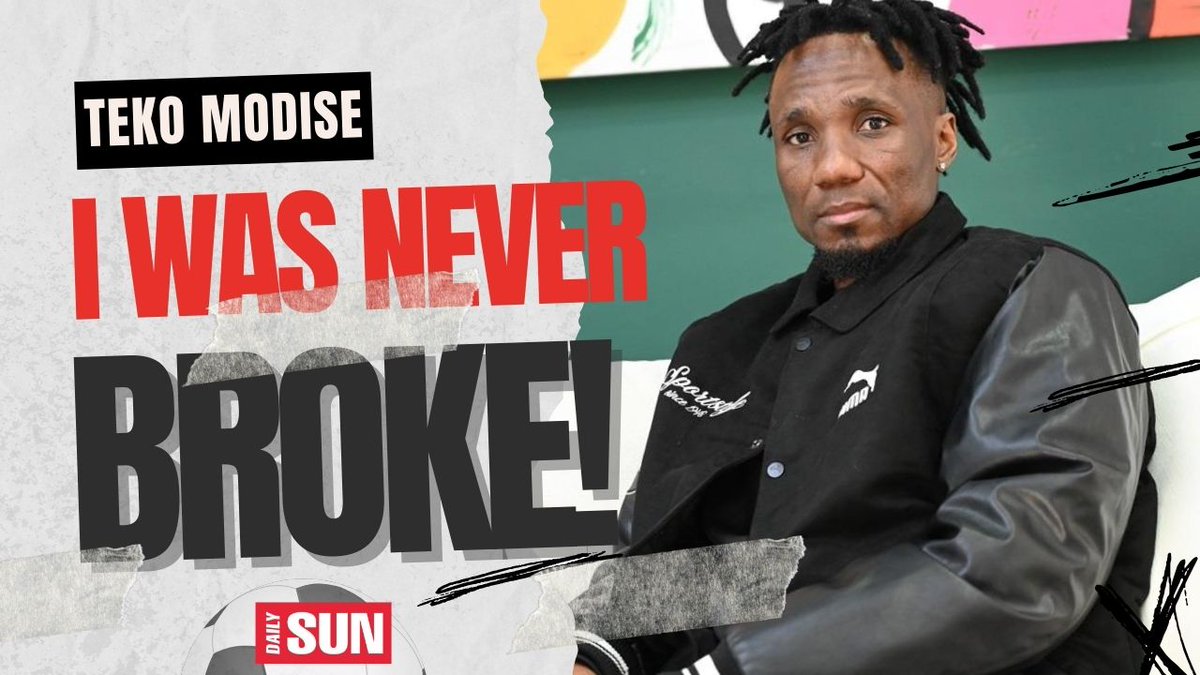 dailysunsa's tweet photo. Ex-Sundowns star Teko Modise: I was never broke!
#tekomodise #soccerstar #psl SNL24
https://t.co/Xu3HPE73Oe