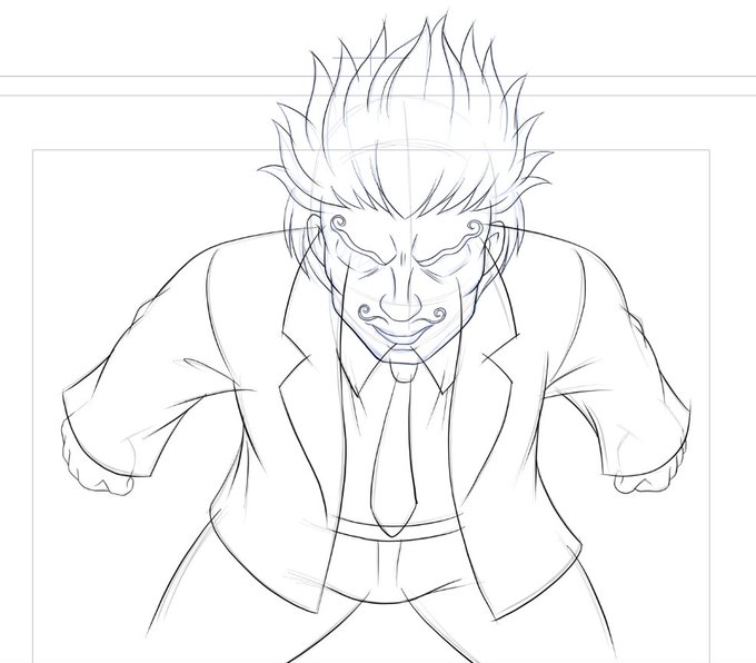 久しぶりにおじさんを描いた 怪しげな髭と眉毛を生やした産婦人科の先生です 