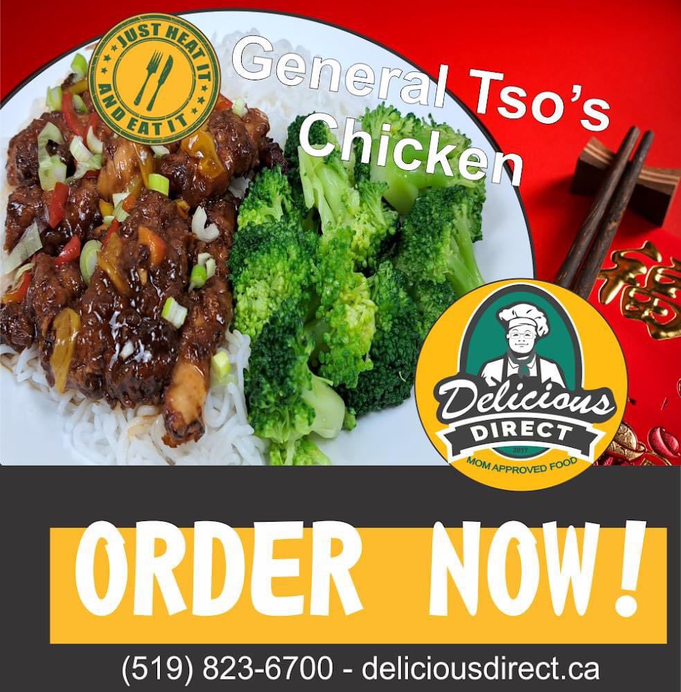 📣 APRIL FEATURE MEALS - LIMITED TIME ONLY!

Here for a limited time. Get yours before they’re gone!

General Tso’s Chicken - $15.00

(NF) Nut Free (DF) Dairy Free – This item contains Wheat, Soy, Sesame
 
#EasyMeals #Guelph #ReadyToEat #GuelphMeals #GoodFood #GeneralTsosChicken