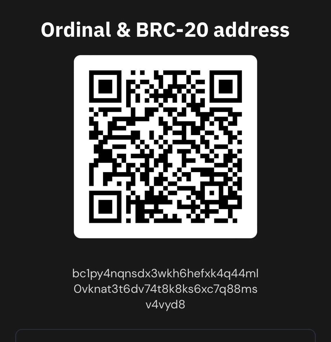 PolomirMarkic's tweet photo. @xverse @rune_coin bc1py4nqnsdx3wkh6hefxk4q44ml0vknat3t6dv74t8k8ks6xc7q88msv4vyd8 https://t.co/lc8g61ovMY