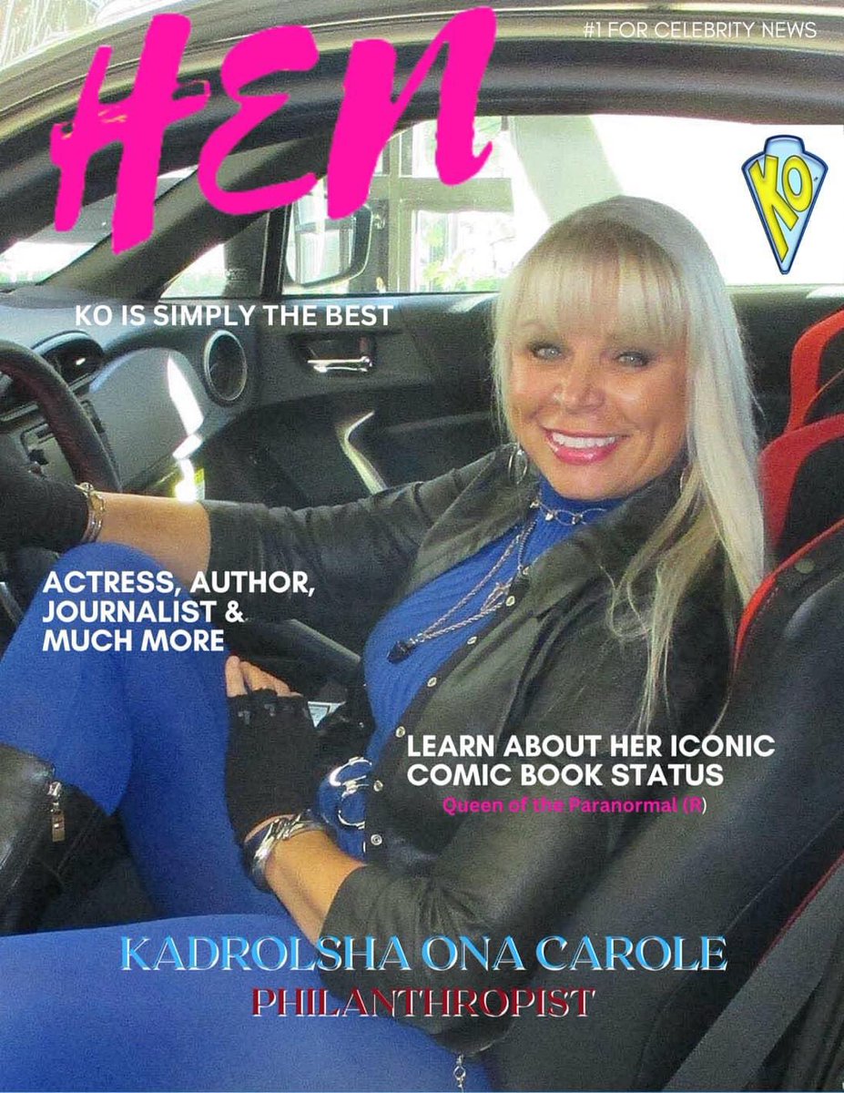 I’m on Hollywood Entertainment News Cover Story! Look at all the #celebrity Cover Stories.  hollywoodentertainmentnews.com/cover-story/ #ko #hollywoodentertainmentnews #tv  #queenoftheparanormal #kadrolshaonacarole