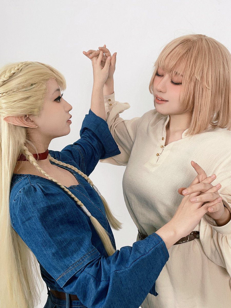 sae_eeee's tweet image. *ダンジョン飯 | cos
🎉誕生日おめでとう、マルシル!🎂
🪶ファリン:sae
🧚🏻♀️マルシル:昼
#ダンジョン飯 #dungeonmeshi
#farcille #コスプレ