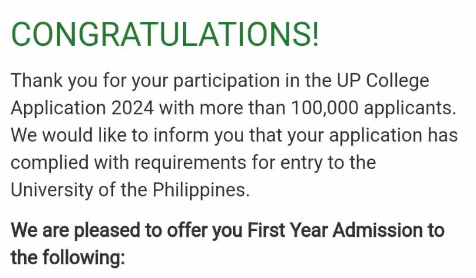 laviendria's tweet photo. i did it!!! first iska of the family <3 #upcat https://t.co/ntOEUDrug3