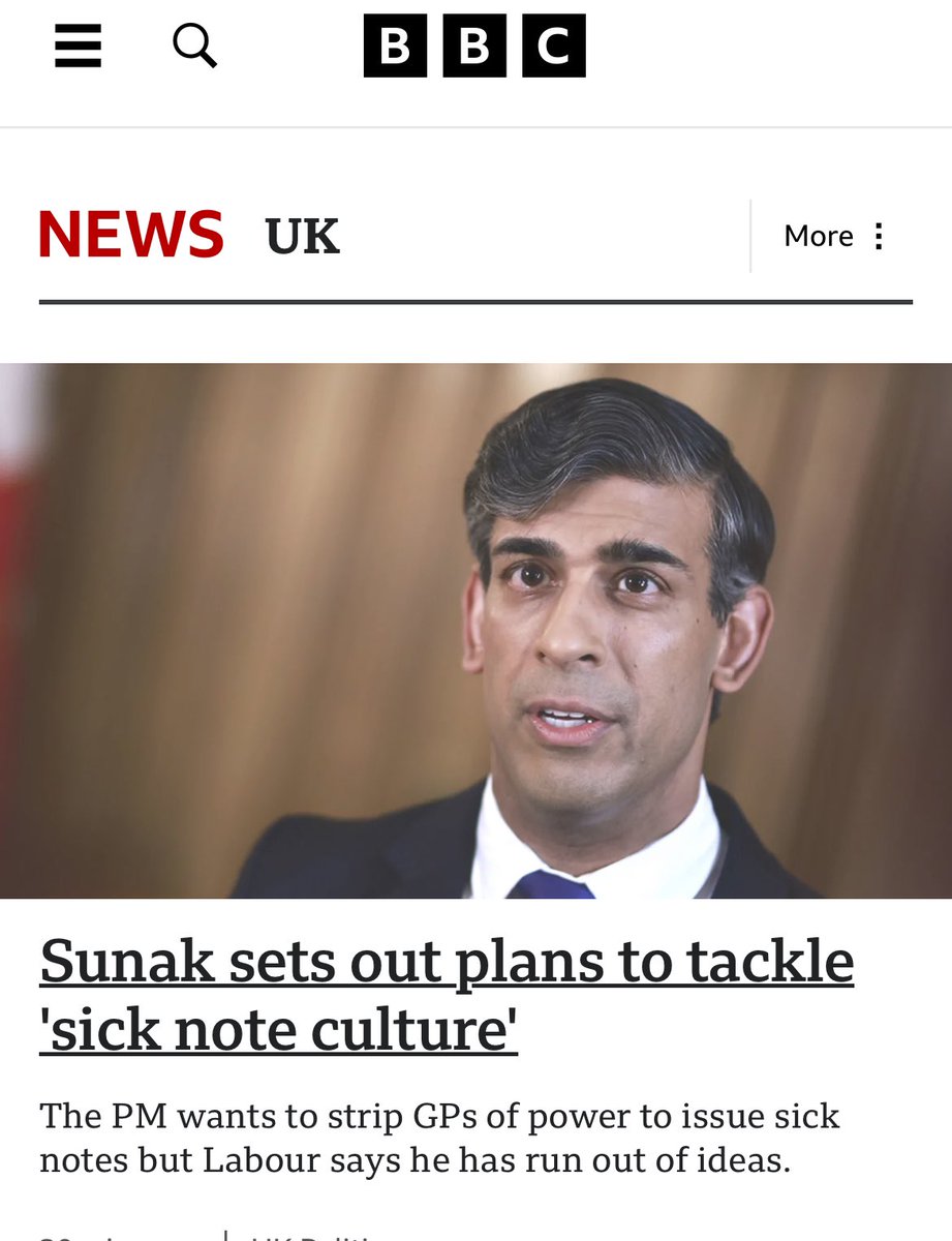 Who wants to tell this pathetic little man that many of the 8 million on NHS waiting lists would love to work once they get the treatment they are waiting for?