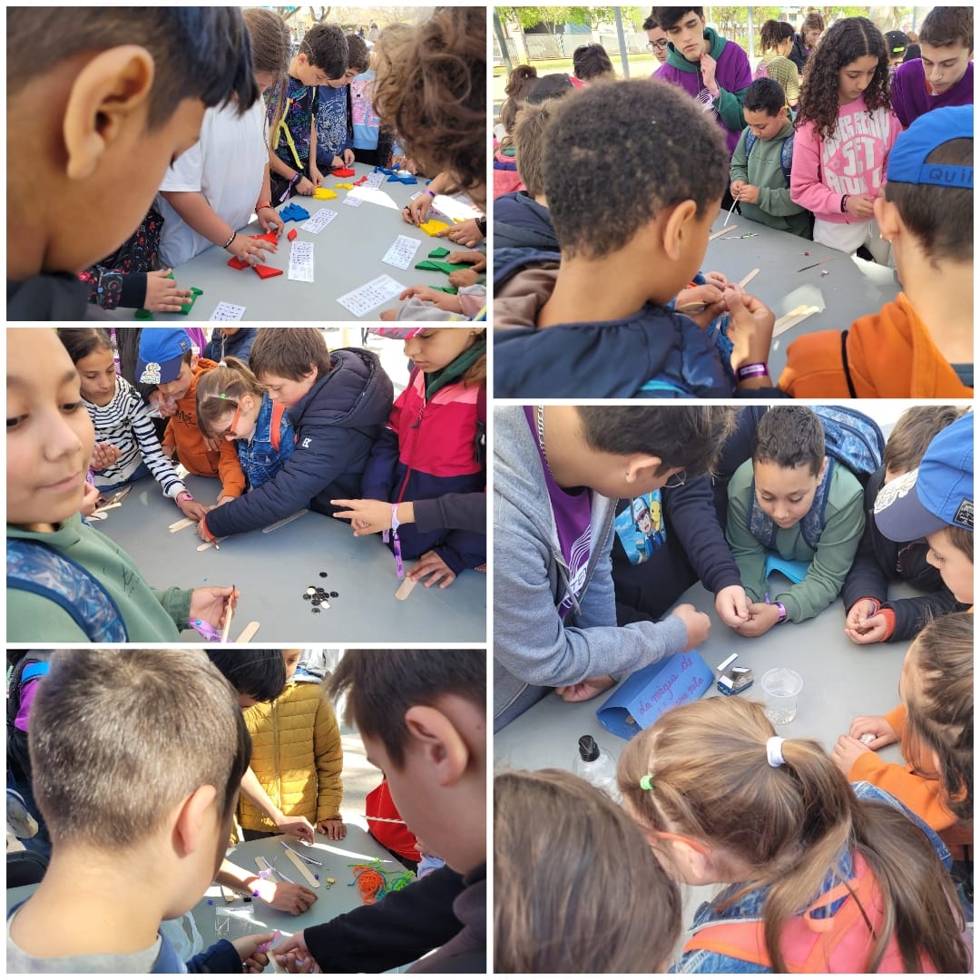 epompeufabra's tweet image. L&apos;alumnat de 5è ha participat a la Jornada STEM L&apos;H i han realitzat tallers organitzats per l&apos;alumnat de 4ESO dels Instituts de L&apos;Hospitalet. #steamlh @afapompeulh @CRPHospitalet @LHEDUCACIO