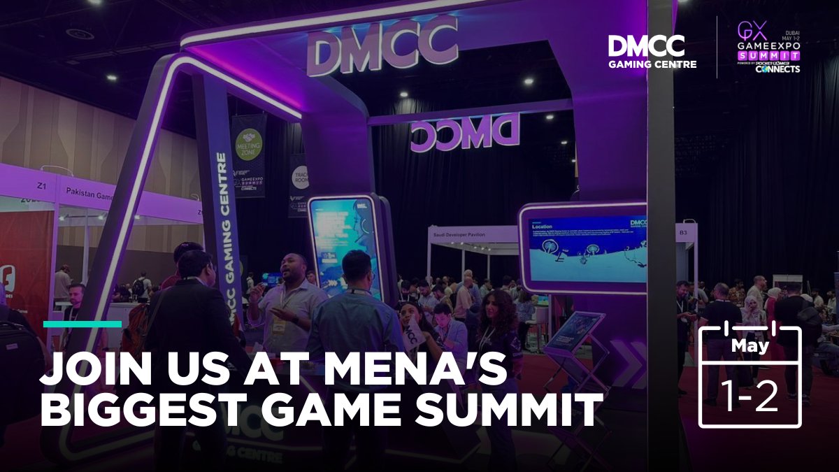 We are excited to be a Platinum Sponsor of the GameExpo Summit in Dubai, taking place on May 1-2. Meet us at the event to explore how DMCC Gaming Centre can support your business success. 

Learn more and book your tickets at the event website: pgconnects.com/DubaiGameExpoS…

#DubaiGES…