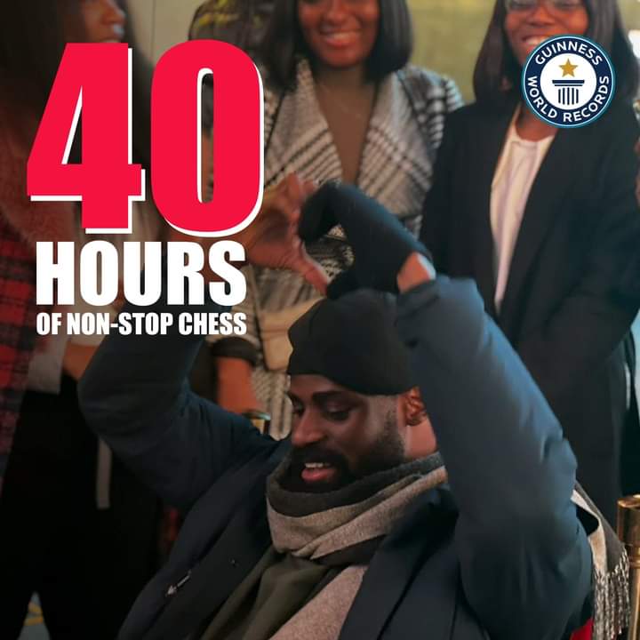 Surpass001's tweet photo. Keep Pushing Man like Tunde Onakoya

58hrs Plus is Possible 

#Tunde58hoursOfChess 
#ChessMarathon4Change https://t.co/rBEXVNlviZ