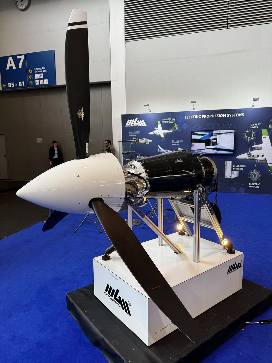 Future of propulsion? This full electric 400 kw electric can power future commuter aircrafts.