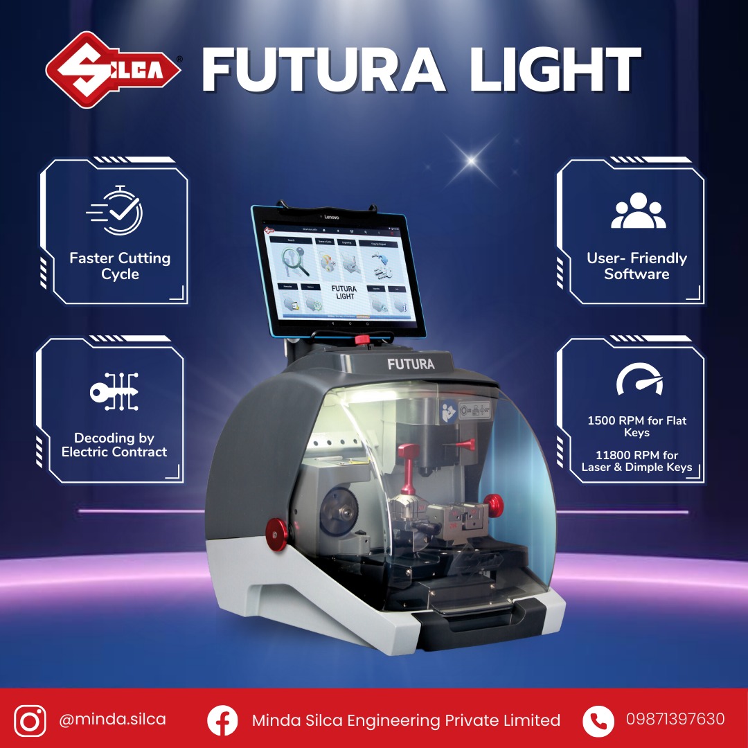 Futura Light: The all-in-one key cutting solution with dual stations perfect for both beginners and professionals. 

#MindaSilca #FuturaLight #Silca