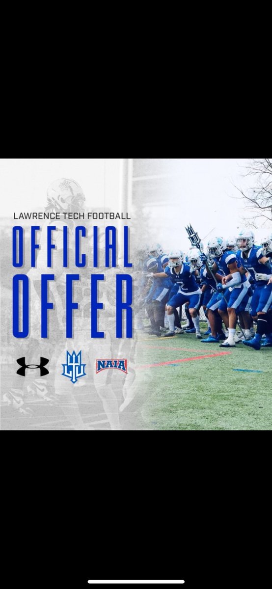 After a great talk with @CoachMerchLTU  I’m excited to receive an offer from Lawrence Technical University! <a href="/LTUAthletics/">LTU Athletics</a> <a href="/Coachmanley66/">Coach Manley</a> <a href="/CoachOlejniczak/">Oscar Olejniczak</a> <a href="/mgiannone/">Mike Giannone</a> <a href="/chris_cicchini/">Chris Cicchini</a> <a href="/alex_pallone/">Alex Pallone</a> <a href="/PrepRedzoneMI/">Prep Redzone Michigan</a> @DenryterQB