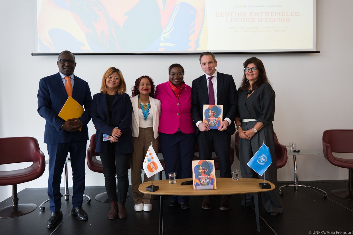 We were thrilled to see multiple CSOs and young attendees at our @UNFPA's State of the World Population Report launch event. A powerful panel joined @Atayeshe in this engaging discussion #LeavingNoOneBehind #interwovenlivesthreadsofhop Credit: UNFPA/Ania Freindorf @popupworld