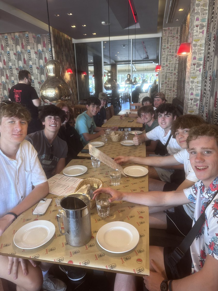 FHS2Greece's tweet photo. Free time for lunch in Varkiza https://t.co/amj9lkpXs7