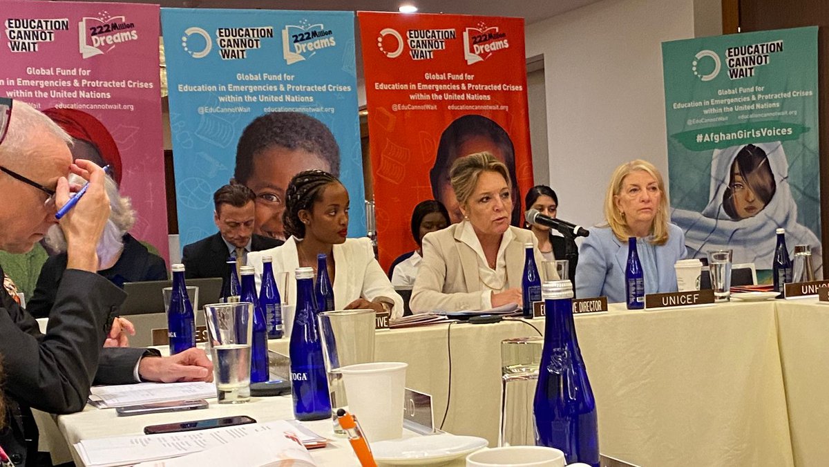 Education is a priority in Ireland’s development cooperation programme. Today, Ireland participated in a High-Level Steering Group on Education Cannot Wait, in the context of escalating global crises. #WBGMeetings #EducationCannotWait #WashingtonDC