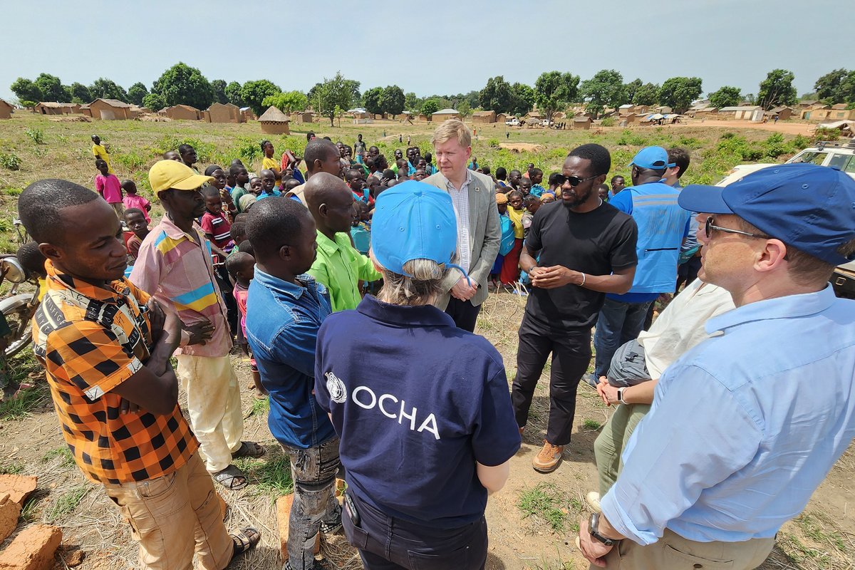 Wrapping up an insightful visit with @UNOCHA's Donor Support Group in the Central African Republic 🇨🇫. They've seen first-hand the impact of @UNCERF & @CBPFs & the amazing work being done on the ground. Let's continue to #InvestInHumanity & fuel vital community-led initiatives.