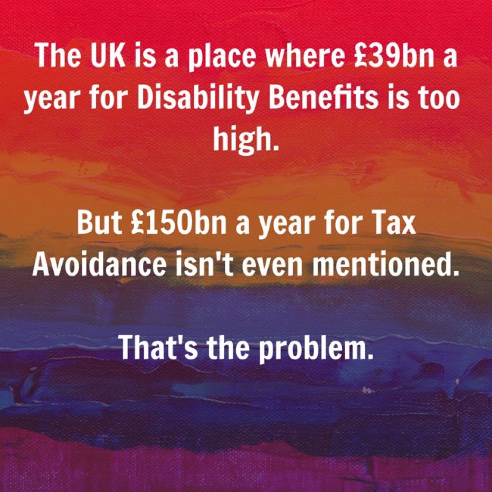 To go after the most vulnerable in our society is the lowest attack by the Tories but it just shows they have nothing left. Benefit fraud is a tiny percentage. Why not go after tax fraud ?! Because it would involve many of his mates !! #ToriesAreEvil