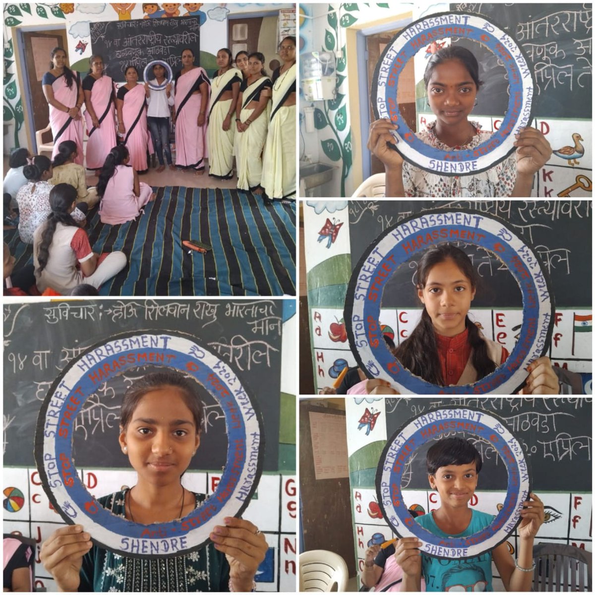Anganwadi workers in Satara villages took action against street harassment by creating 'Anti Street Harassment photo frames' with their students. Join us in the movement and share your message with us.

#AntiSHWeek2024 #stopstreetharassment

#Safecity #RedDotFoundation
