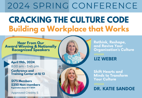 Thrilled to be part of the #LancasterSHRM Cracking the #CultureCode #SpringConference today! I can't wait to share insights on how to 'Rethink, Reshape, and Revive Your Organization’s Culture'. It's going to be an amazing event filled with great discussions.

@lancastershrm