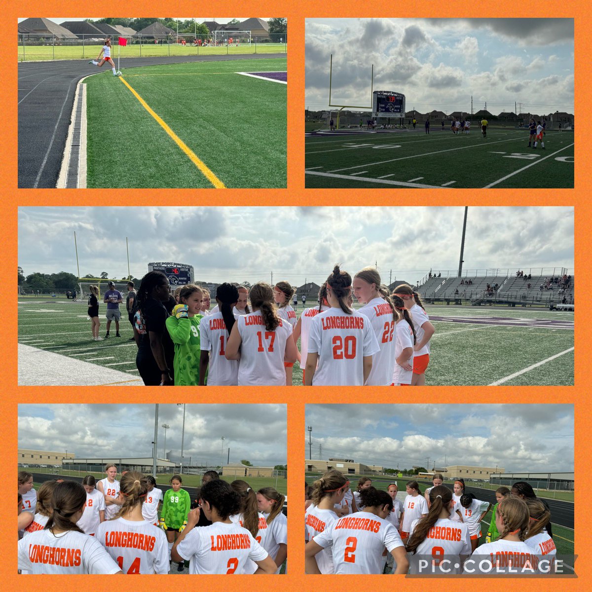 Great game for our Lady Longhorns A team we were able to pull out a win!!