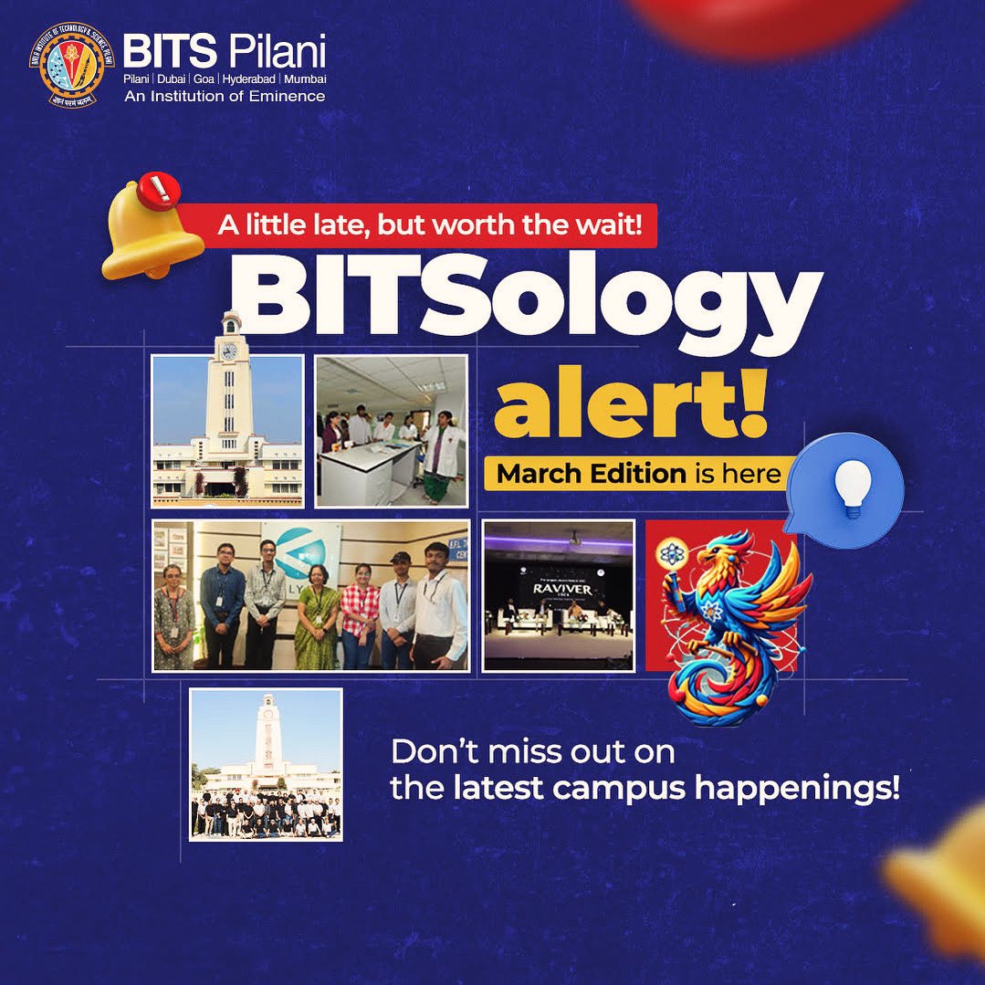 #BITSology March Edition: bit.ly/49RjjTR Unlock Real-World Action with Practice School and eventful views!