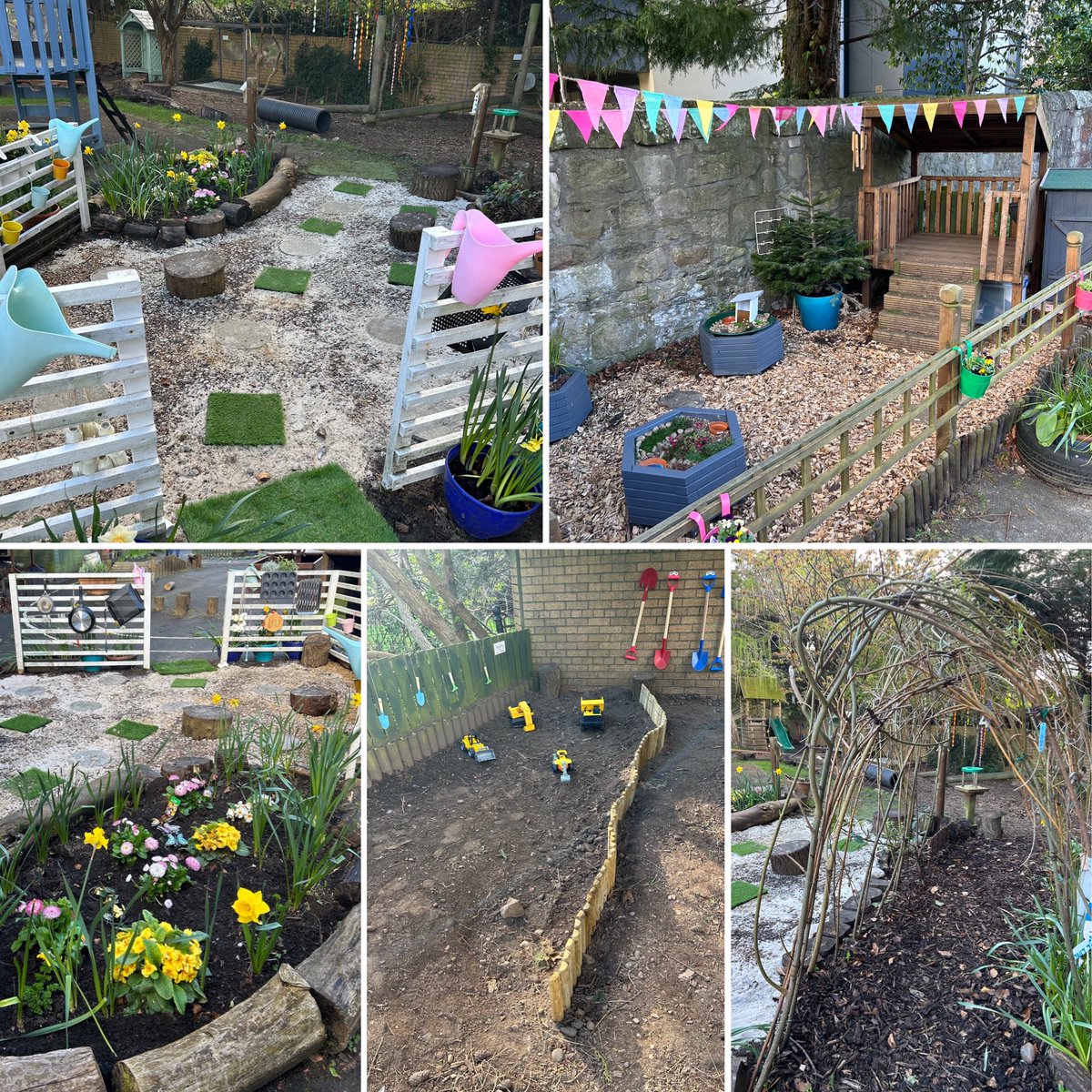 Over the holidays the Nursery team have been busy putting into place our new outdoor play areas. The children worked with the staff to plan these areas, deciding what they wanted to use the areas for and choosing resources #cargilfieldconnected