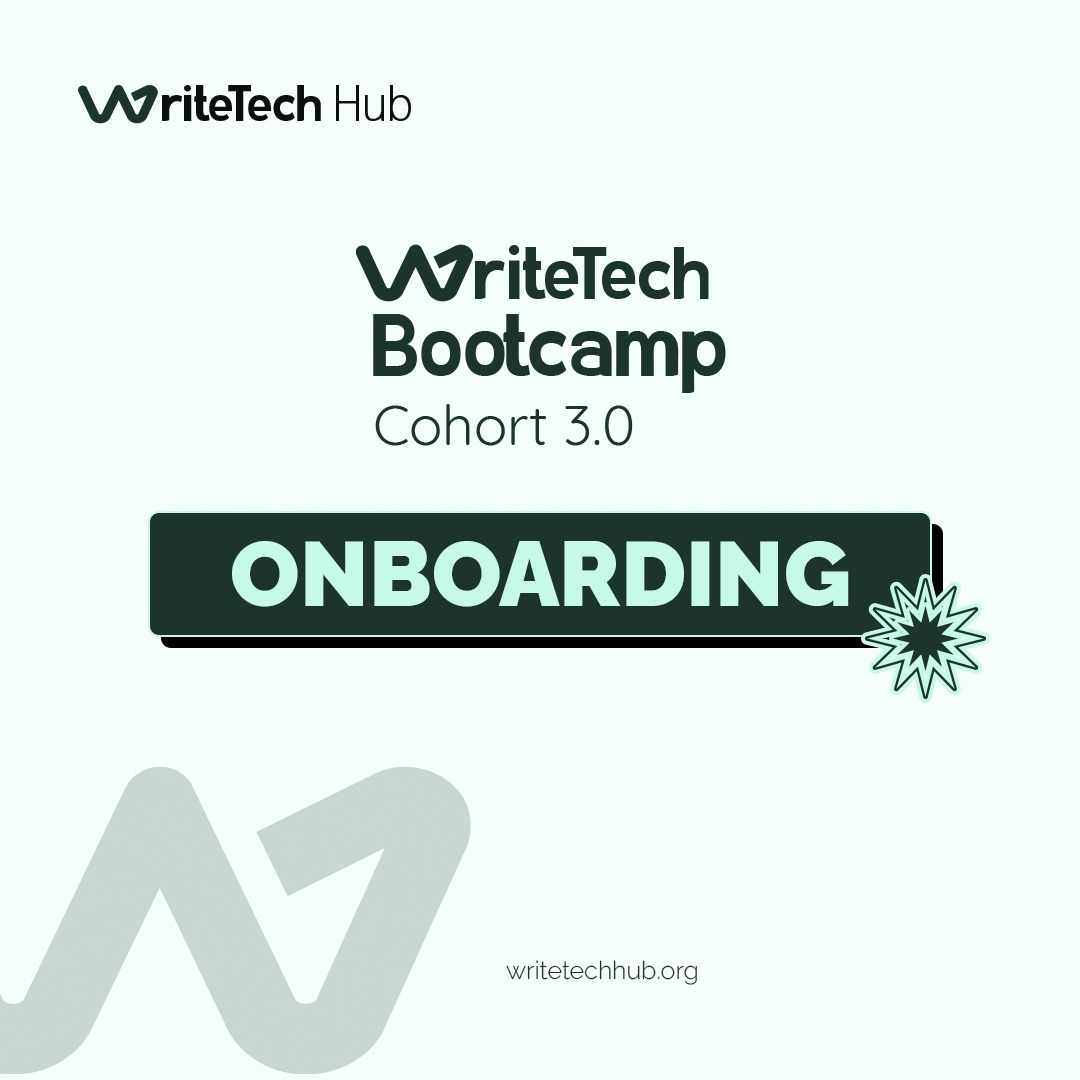 It's officially Day One. 🎉🎉

WriteTech Bootcamp Cohort 3 starts today with our onboarding session!

Stay tuned for more updates.

#writetechbootcampcohort3
#writetechers
#writetechhub
#technicalwriting