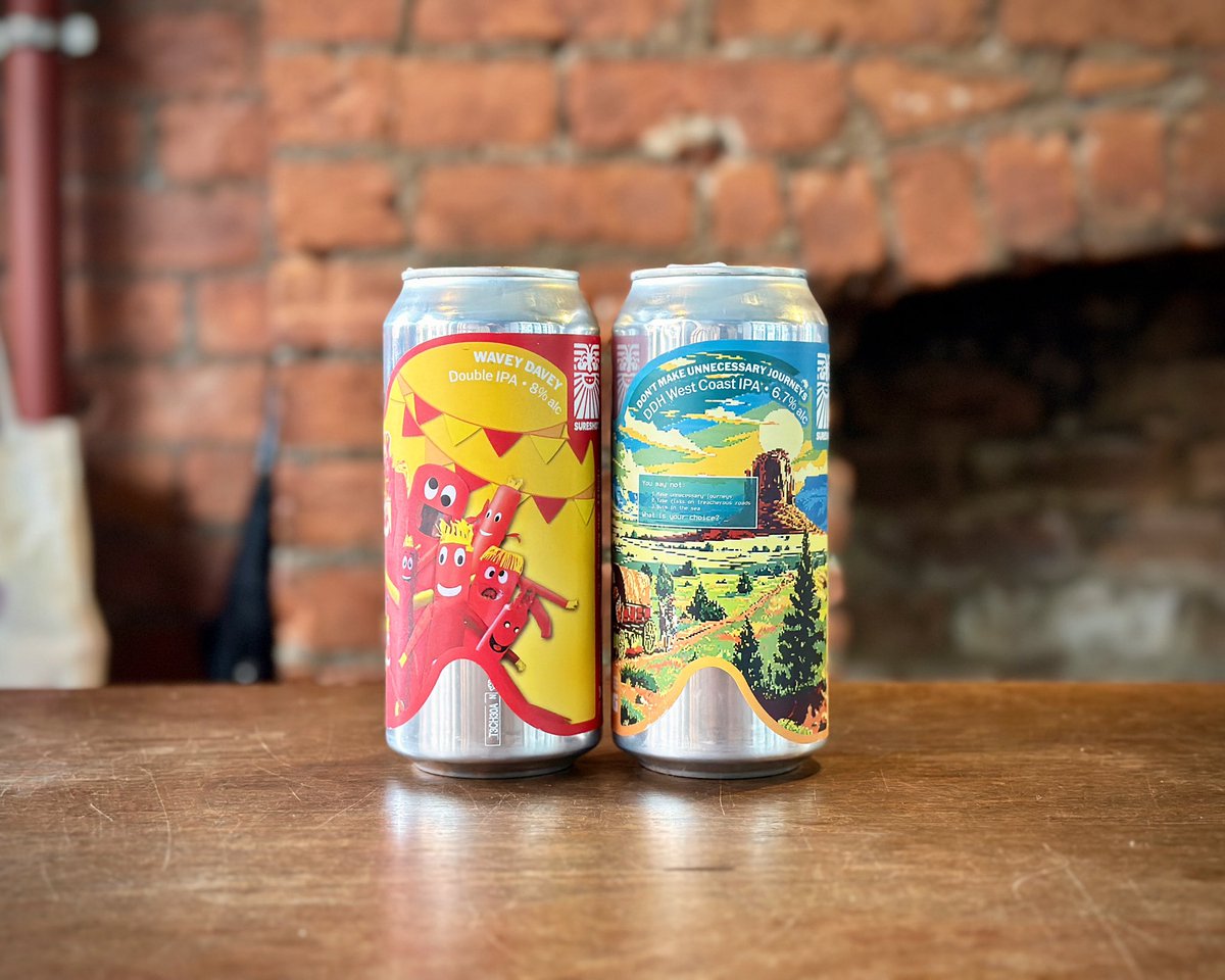 New: @sureshotbrew Don’t Make Unnecessary Journeys | IPA | Collab with @ElusiveBrew | Cascade, Mosaic BBC & Cryo, Nelson Sauvin Kief & T90, & Simcoe Cryo. Waves Davey | DIPA | Citra BBC & Cryo, Nelson Sauvin T90, Kohia Nelson hop keif, & Motueka T90 Bmoth.uk/new