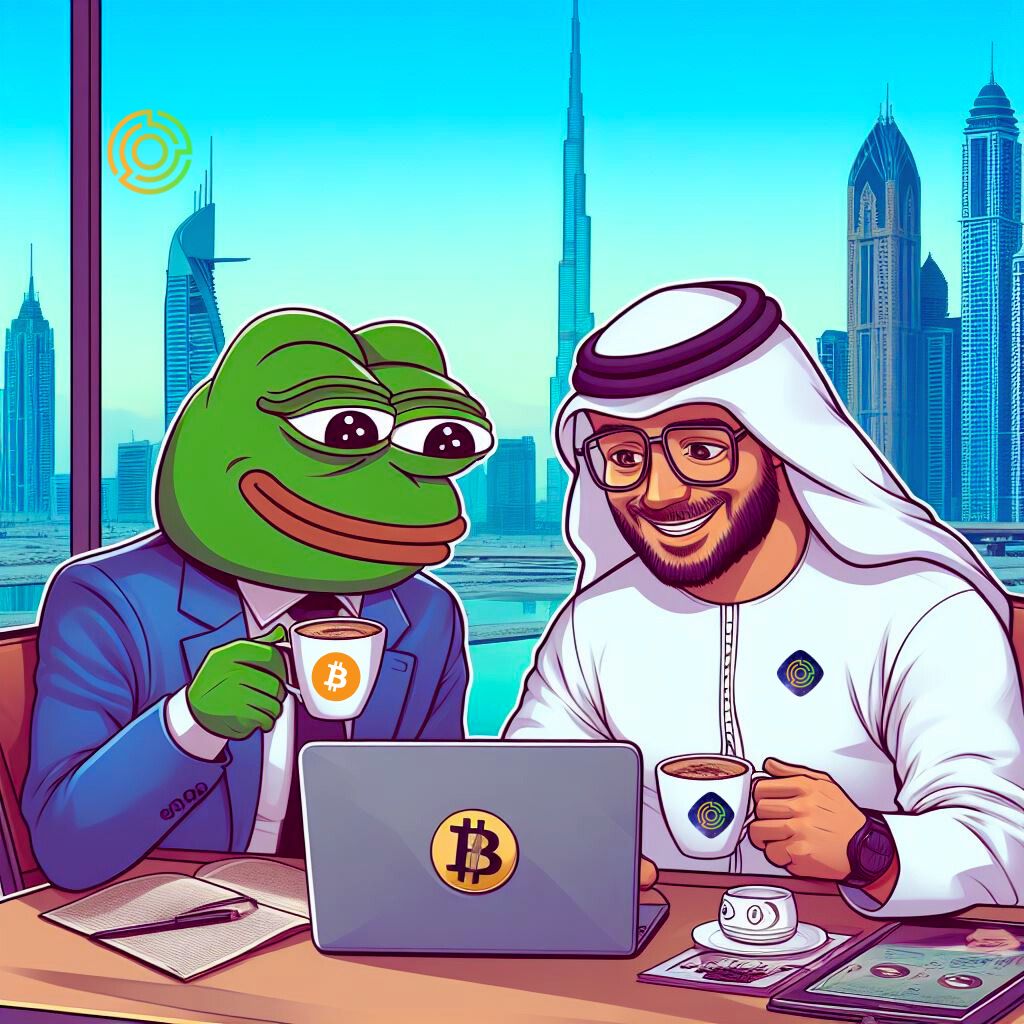 Gm! I am back on earth, Sipping coffee ☕️ with the Geek Metaverse CEO, talking about Bitcoin Halving and Token2049 event!  

#gm #Bitcoin #btc #Pepecoin #artwork #meme #nft #nftmeme #HalvingBitcoin #BitcoinHalving #BitcoinHalving2024 #TOKEN2049 #GeekMetaverse #token2049dubai