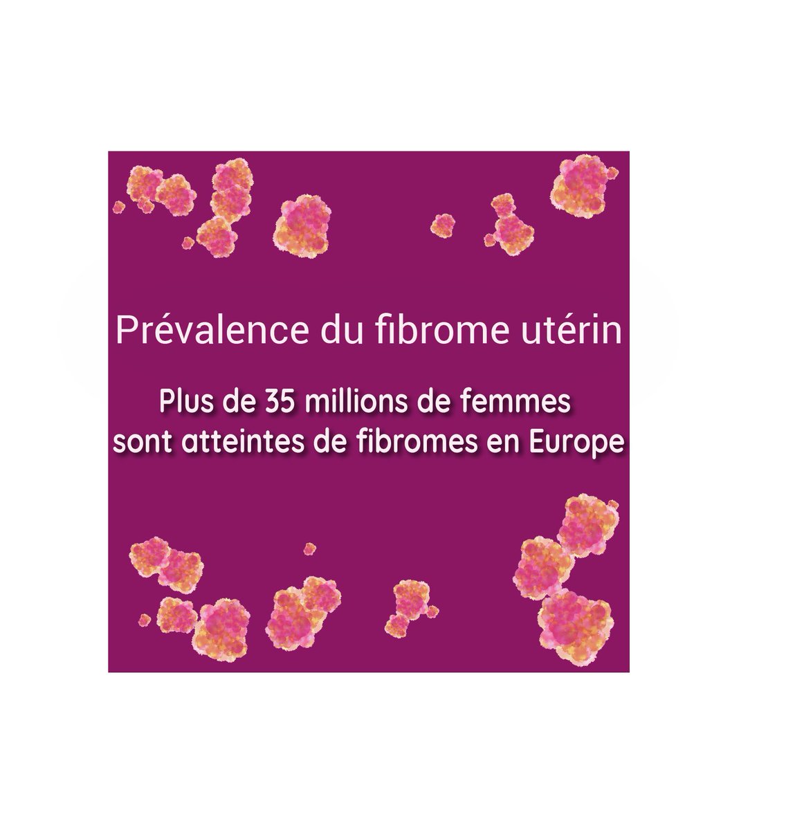 Le fibrome utérin est la maladie féminine la + fréquente. 
1 femme sur 4 souffre de fibromes. 
- 25% sont âgées de moins 35 ans. 
- 25% ont entre 40 et 50 ans. 
- 50% sont âgées de + de 50 ans. 
Il est temps d'AGIR pour la santé des femmes atteintes de fibromes. #SantéDesFemmes