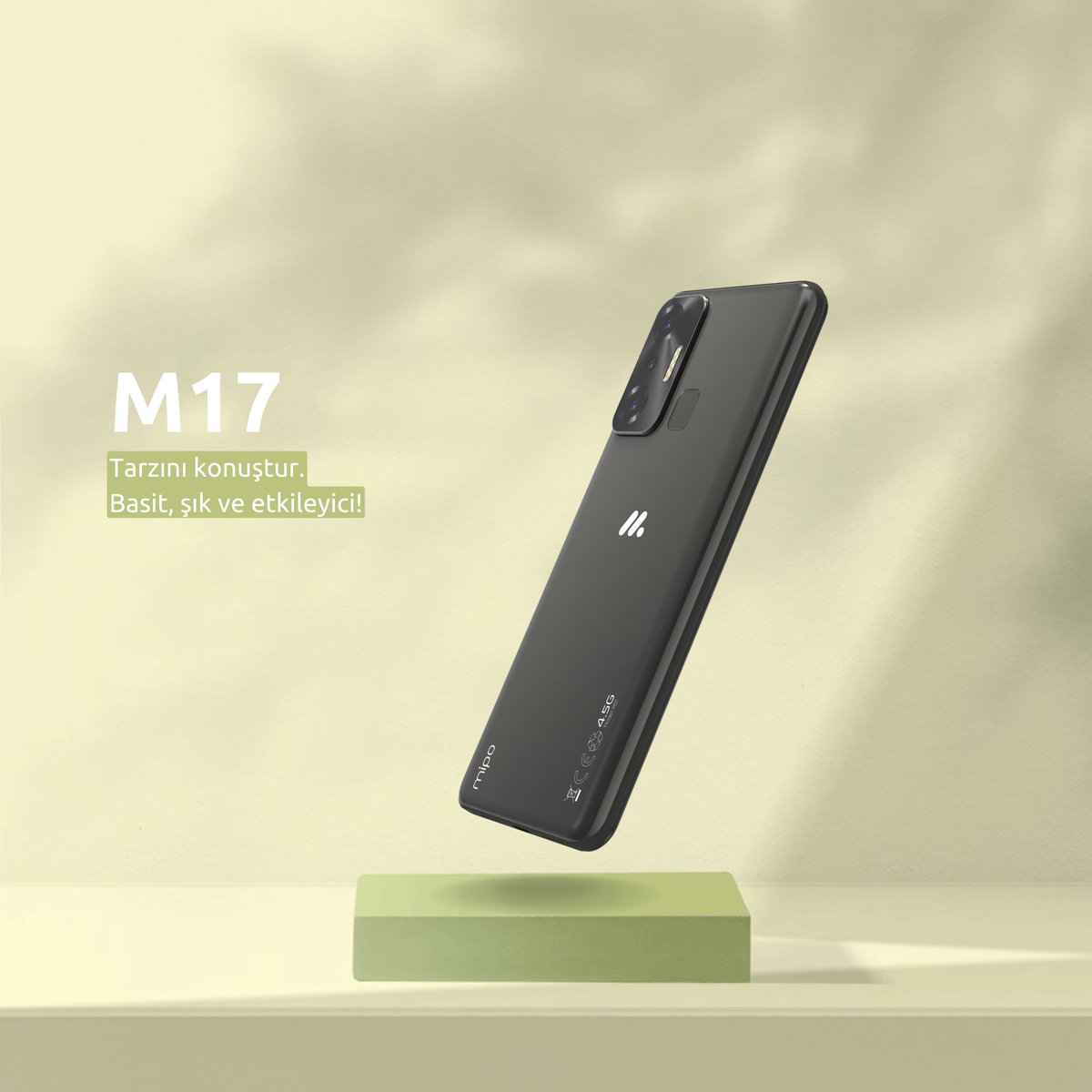 mipo_turkiye's tweet image. 📱 Tarzını konuştur. Basit, şık ve etkileyici. Mipo'nun yeni M17 modeli ile stilini ifade etmenin tam zamanı. İnce tasarımı ve güçlü performansıyla dikkat çeken M17, senin benzersiz tarzını tamamlamak için burada. Detaylar için profildeki linki ziyaret etmeyi unutma! #Mipo #M17