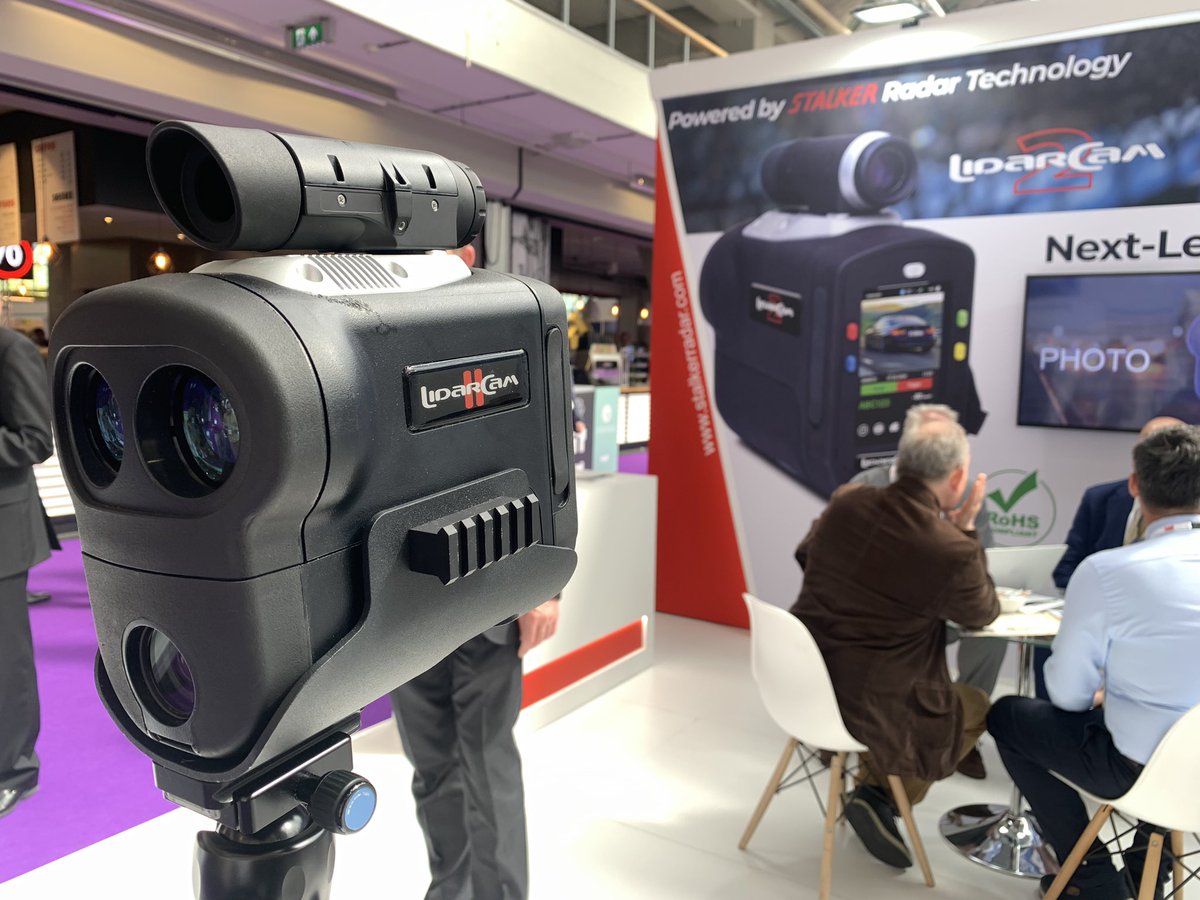 Honored to be chosen by compatriots Stalker Radar for their mobile speed enforcement camera…our compact, motorized 4K telephoto lens adjusts in real time! In stand 01.543 & lens demo @ 05.451! 

#Telephoto #Intertraffic #Theia #Lenses  #StalkerRadar #ANPR #speedenforcement