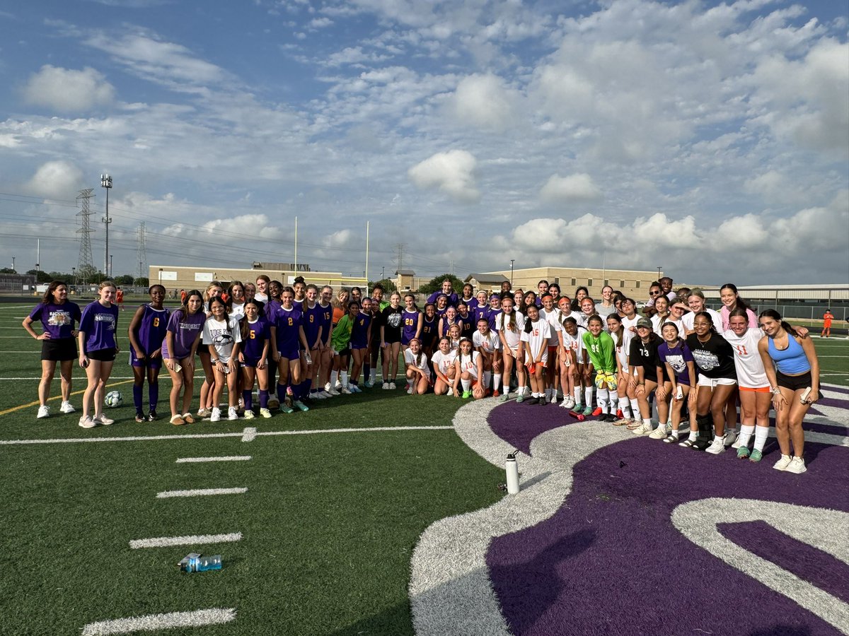 Great game with our neighbors @RTMSThundercats - it’s all business on the field but off the field we are one big family @RPHSGirlsSoccer