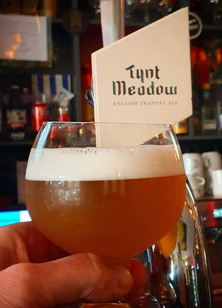 New on draught is Tynt Meadow Blond from England's Trappist brewery, Mount St Bernard Abbey. Light & bittersweet at 5%, expect a little lemon zest & hints of orange, vanilla & sherbet. #belgianbeercafe #trappist #trappistbeer #beernerd #beerdog #beeraday