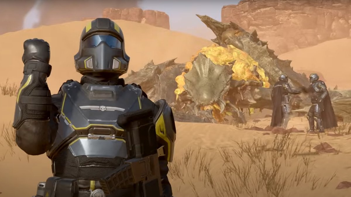 Helldivers 2 players have managed to kill two billion Terminids so quickly that people are, er, actually trying to do maths #HelldiversII vg247.com/helldivers-2-p…