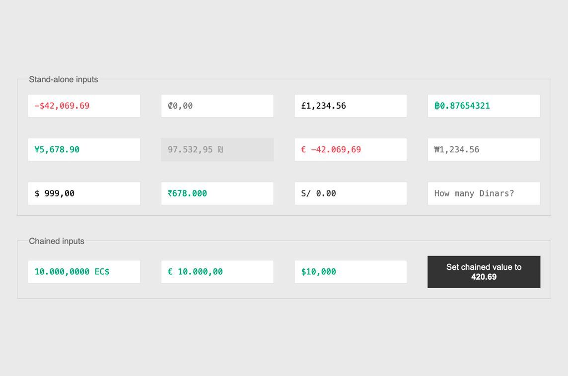 svelte-currency-input is a masked form input #madewithsvelte by @fmaclen, converting numbers to localized currency formats 💱 - madewithsvelte.com/svelte-currenc…