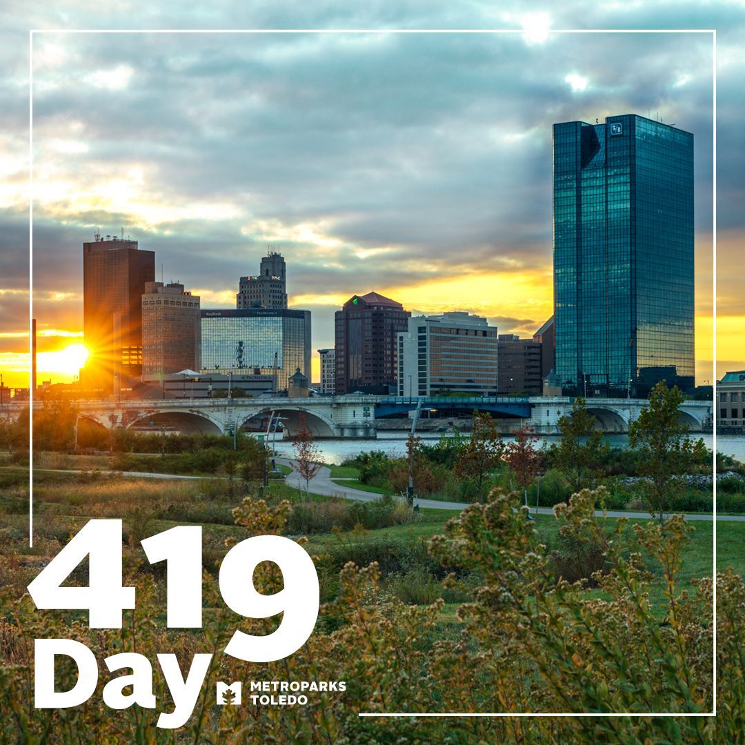 Happy 419 day, Toledo. #parksarecommonground #thisistoledo