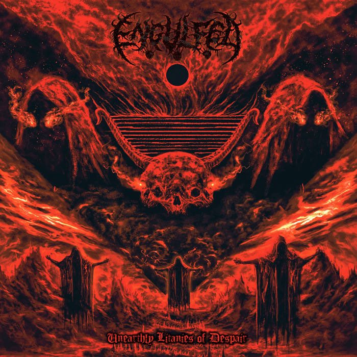 Brutal OSDM hittin’ all the right grooves this morning. #NowPlaying

Artist: Engulfed 🇹🇷 
Album: Unearthly Litanies Of Despair
Artwork: Morket Art