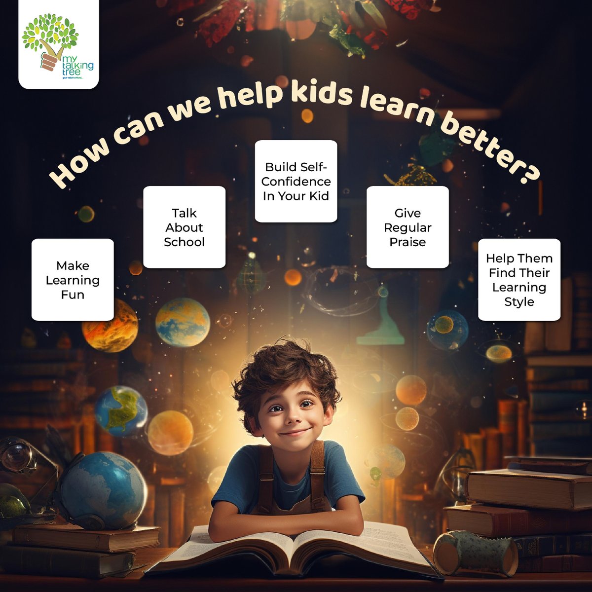 Turn education into a fun-filled experience! ✨Follow these 5 tips✨ to help your child thrive and make learning fun and engaging.

#Mytalkingtree #mrdudu #robotic #InteractiveLearning #RoboticTeacher #TechnologyinEducation #RoboEducator #hyperactivekids #VirtualTeacher