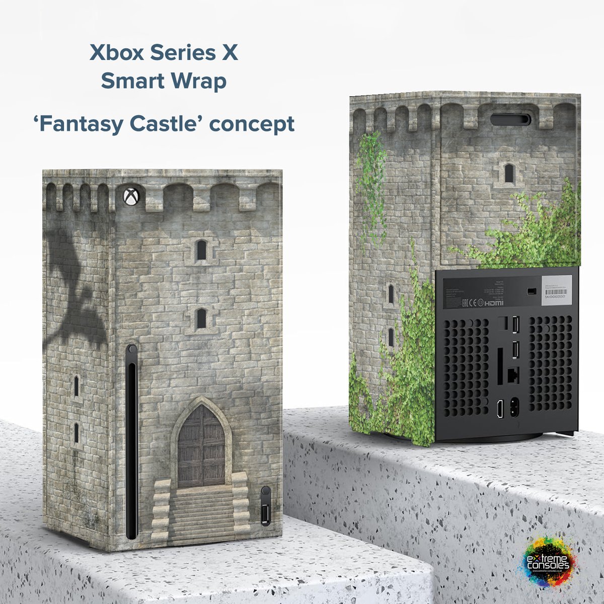 Getting that 'House of Dragon' and 'Game of Thrones' vibe, new smart wrap concept #Dragons #Xbox #gaming