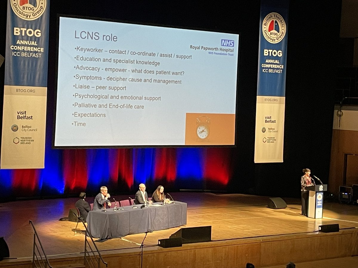 Fantastic session on the management of ILD @BTOG24 @BTOGORG #BTOG2024 and Patient perspectives from @LaviniaMagee @LCN_UK the LCNS role and working with expert ILD colleagues